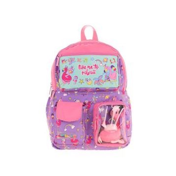 Kaukko L5240 Kids Plush Flamingo Sırt Çantası