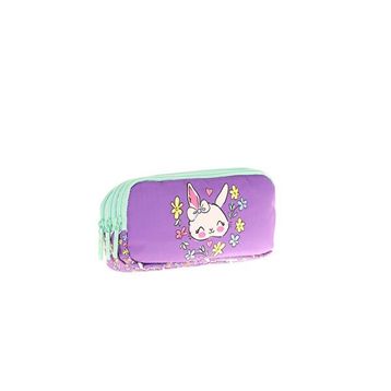 Kaukko L8242 Kids Plush Bunny 3 Bölmeli Kalem Çantası