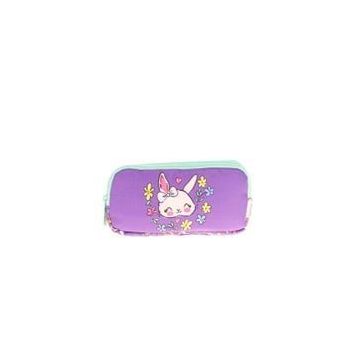 Kaukko L8242 Kids Plush Bunny 3 Bölmeli Kalem Çantası