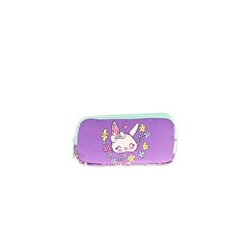 Kaukko L8242 Kids Plush Bunny 3 Bölmeli Kalem Çantası