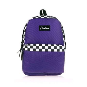 Kaukko Mor Check K1418 Basic Colors Sırt Çantası