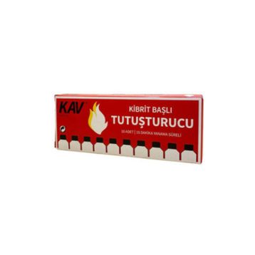 Kav 10'lu Kibrit Başlı Tutuşturucu