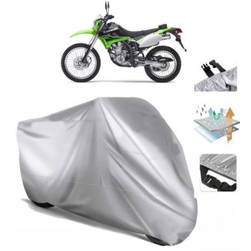 Kawasaki KLX 250 Arka Çanta Uyumsuz Ultra Kalın Su Geçirmez Motor Brandası