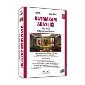 Kaymakam Adaylığı Test Usulü Çözümlü Soru Bankası - Fatih Yel