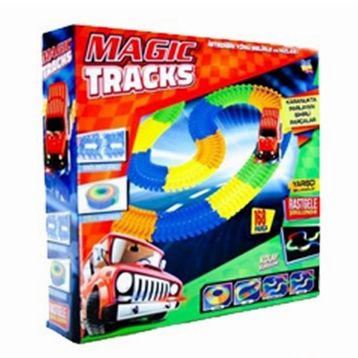 Kayyum Oyuncak 8020 168 Pcs Magic Tracks Araba ve Parkur
