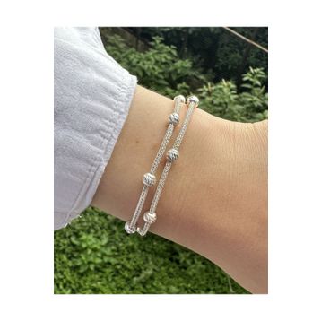 KAZZAZE BIL082 Gümüş Bileklik