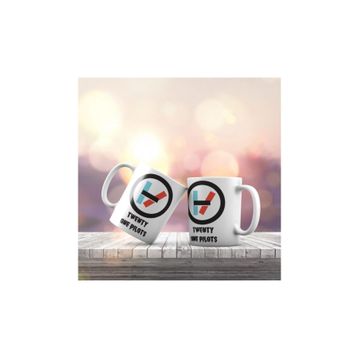 KB264 Twenty One Pilots Grup Logo Baskılı Fincan Kupa Bardak
