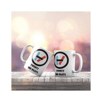 KB264 Twenty One Pilots Grup Logo Baskılı Fincan Kupa Bardak