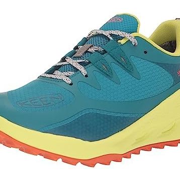 Keen 1028046 Mavi Sarı Renk Uzun Boy Su Geçirmez Erkek Trekking Bot