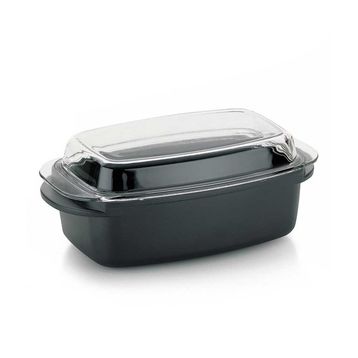 Kela Kerros 40x22.5 cm Dikdörtgen Cam Kapaklı Rosto Tenceresi