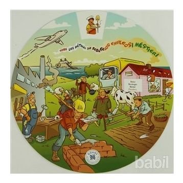 KELIME ÇARKI - İŞ HAYATI VE MESLEKLER (İNGILIZCE, İSPANYOLCA, ALMANCA, FRANSIZCA, İTALYANCA) MULTILINGUAL VOCABULARY WHEELS - AT WORK - KOLEKTIF