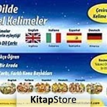 KELIME ÇARKLARI SETI 5 DILDE TEMEL KELIMELER - KOLEKTIF