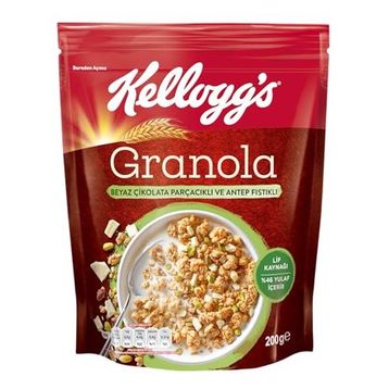 Kellogg's 200 gr Beyaz Çikolata Parçacıklı Antep Fıstıklı Granola