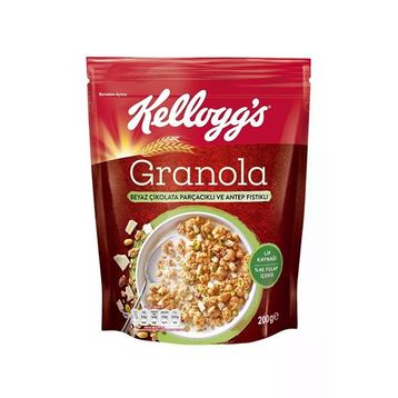 Kellogg's 200 gr Beyaz Çikolata Parçacıklı Antep Fıstıklı Granola