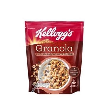 Kellogg's 250 gr Çikolata Parçacıklı ve Fındıklı Granola
