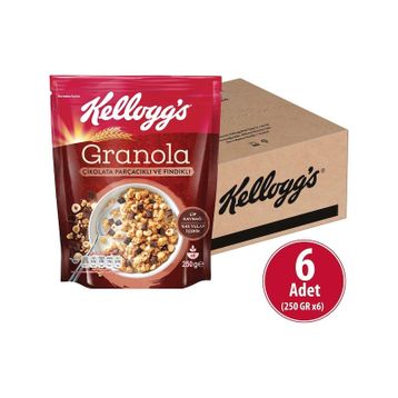 Kellogg's 250 gr Çikolata Parçacıklı ve Fındıklı Granola