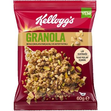 Kellogg's Beyaz Çikolatalı Antep Fıstıklı 60 gr Granola