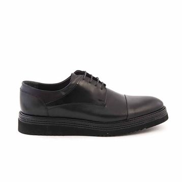 Kemal Tanca 9430-1 Siyah Deri Casual Erkek Günlük Ayakkabı