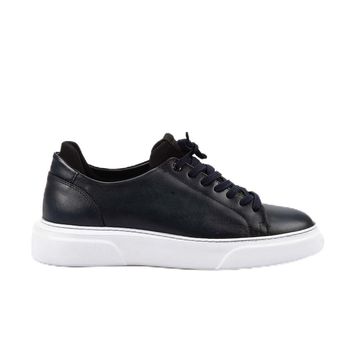 Kemal Tanca S900 Siyah Deri Erkek Günlük Sneaker Ayakkabı