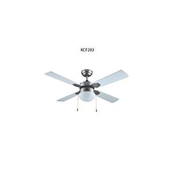 Kendal KCF-283 108 cm Çap Saten Nikel+Beyaz Avizeli Vantilatör