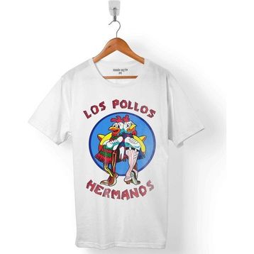Kendim Seçtim Los Pollos Breaking Bad Tavukçu Beyaz Erkek Tişört