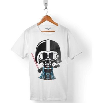 Kendim Seçtim Star Wars Super Vader Bros Yıldız Savaşları Beyaz Erkek Tişört