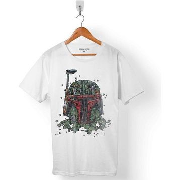 Kendim Seçtim Star Wars Super Vader Bros Yıldız Savaşları Beyaz Erkek Tişört