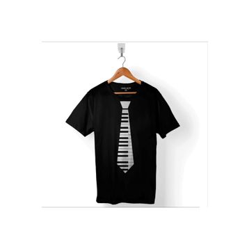 Kendim Seçtim T01S1794 Kravat Piyano Piano Tie Suit Up Erkek T-Shirt