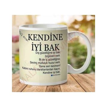 Kendine İyi Bak Baskılı Kupa
