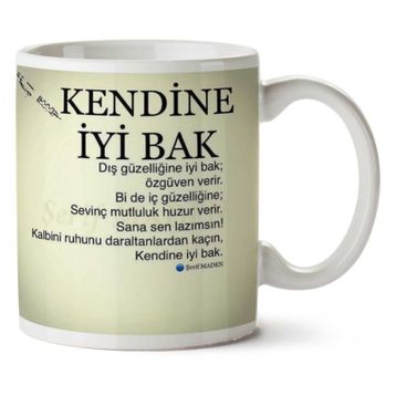 Kendine İyi Bak Baskılı Kupa