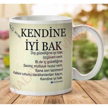 Kendine İyi Bak Baskılı Kupa
