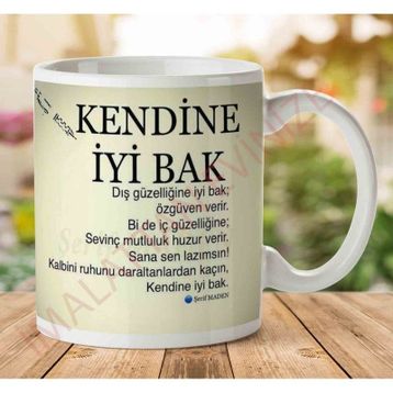 Kendine İyi Bak Baskılı Kupa