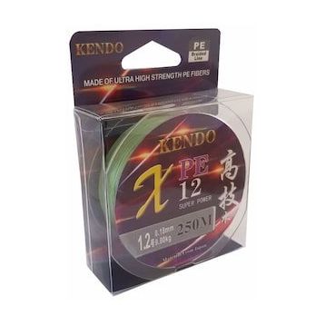 Kendo 12 Pe 250 mt Dark Green Örgü İp