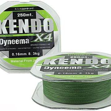 Kendo 120 mt Green 0,06 mm Dynema 4 Örgü