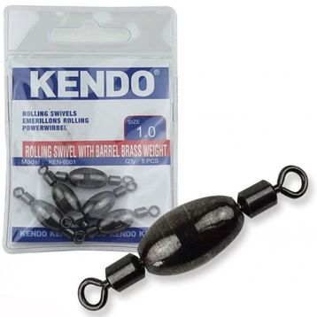 Kendo 5 Adet Rolling Swivel With Barell Brass Weight Ağırlıklı Fırdöndü