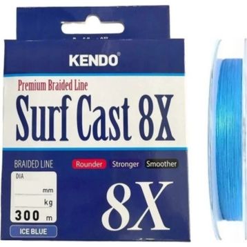 Kendo Ice Blue 0.17 mm Surf Cast 8x Fıghtıng 300 mt Örgü İp