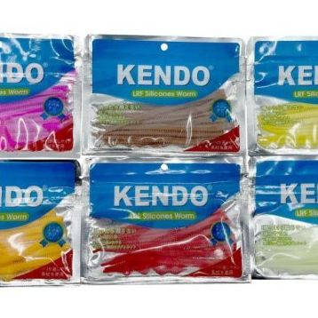 Kendo LRF Silikon Yem Aromalı Boru Kurdu 10 cm Worm Solucan