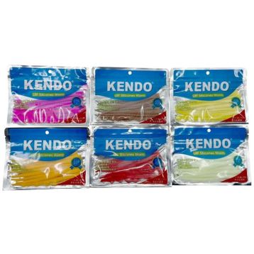 Kendo LRF Silikon Yem Aromalı Boru Kurdu 10 cm Worm Solucan
