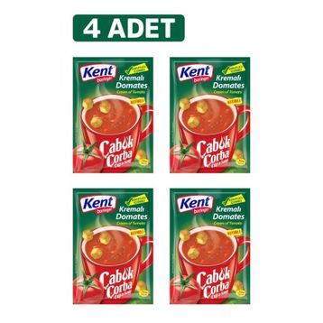 Kent Boringer 22 gr Çabuk Çorba Kremalı Domates (4 adet)