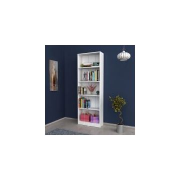 Kenyap 805395 Beyaz Beş Raflı Kitaplık
