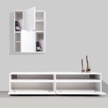 Kenyap Plus 813789 Diamond Beyaz TV Ünitesi