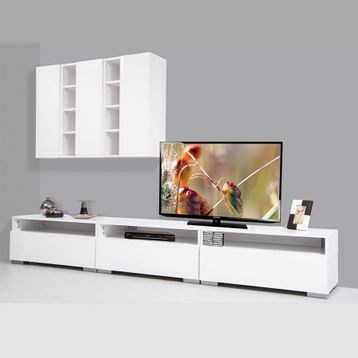 Kenyap Plus 813987 Diamond Beyaz TV Ünitesi