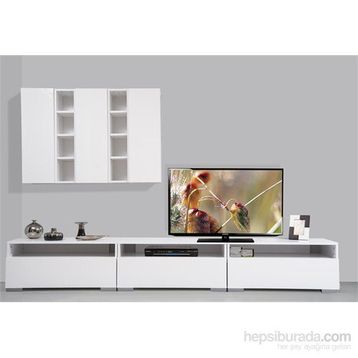 Kenyap Plus 813987 Diamond Beyaz TV Ünitesi