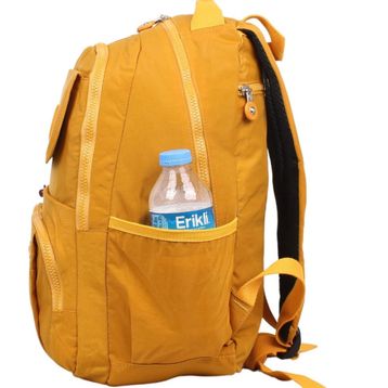 Kenyon Cox 8866 Sarı Klinkır Aksesuarlı Kumaş Unisex Sırt Çantası