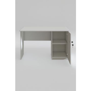 Kenzlife Beyaz Sağ 75x110x60 cm Raflı Ofis Bilgisayar Masası