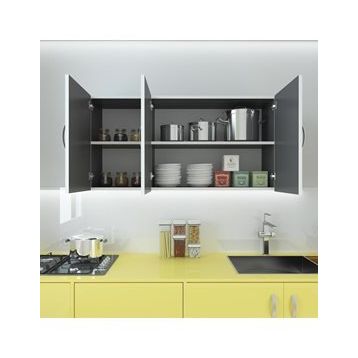 Kenzlife Canna Gri 60x120x22 cm Mutfak ve Banyo Dolabı
