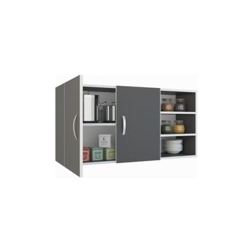 Kenzlife Fulvus Gri 60x120x22 cm Mutfak ve Banyo Dolabı