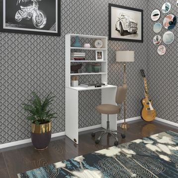 Kenzlife Hamilton70 115x40x70 cm Beyaz Ofis Çalışma Masası