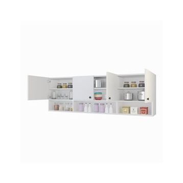 Kenzlife Konsta Beyaz 60x150x32 cm Mutfak ve Banyo Dolabı