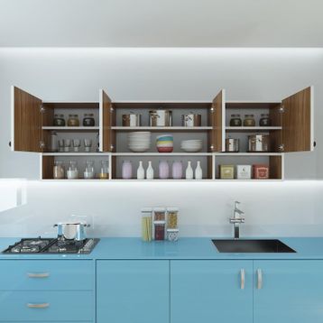 Kenzlife Konsta Ceviz 60x150x32 cm Mutfak ve Banyo Dolabı